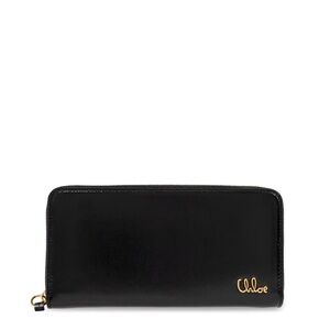 NWT CHLOÉ ICONIC ZIPPED LONG WALLET IN SHINY LEATHER